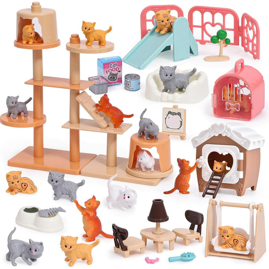 Lorfancy Pretend Play Cat Toy