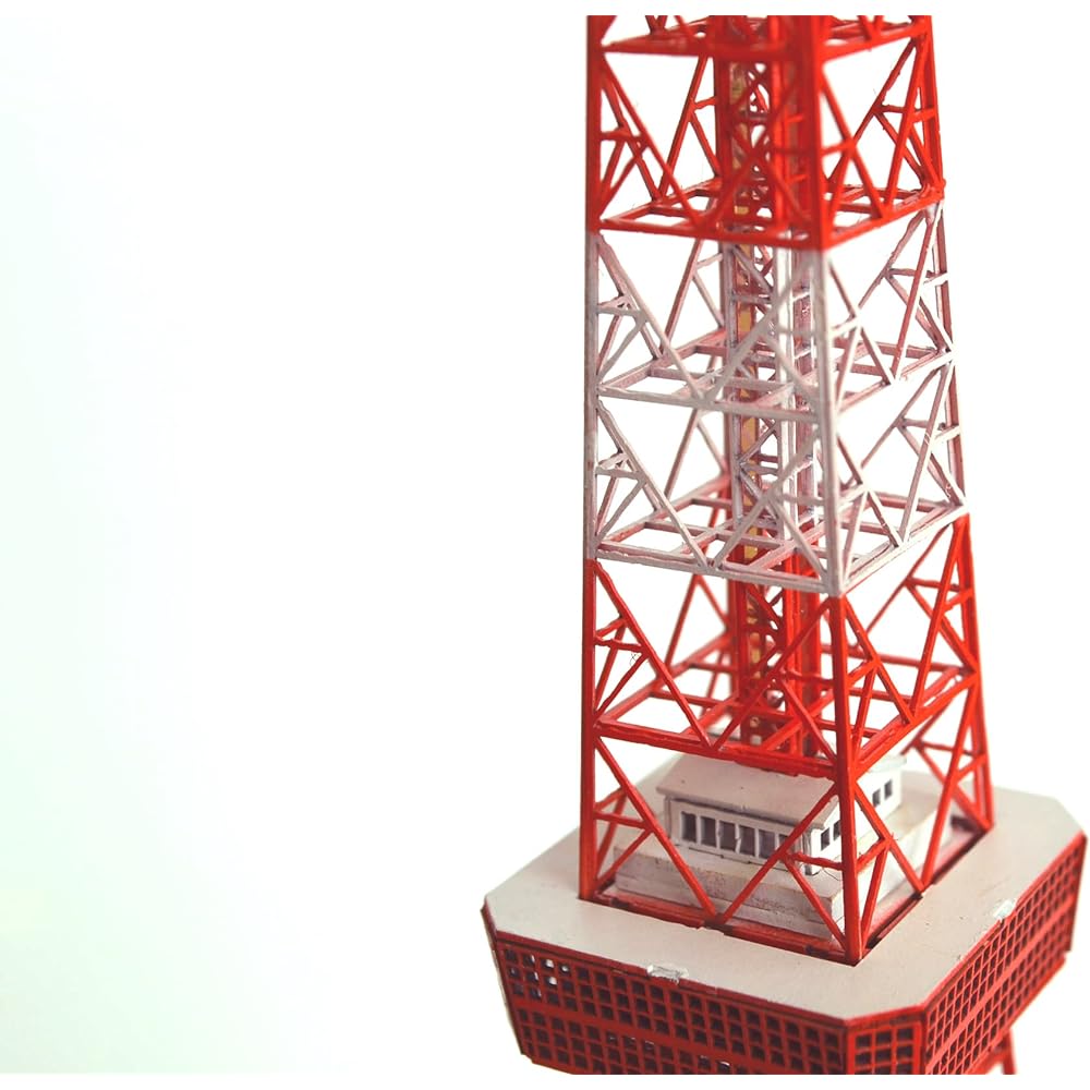 Cobaanii mokei workshop Kobaani model workshop 1/1000 1967 Tokyo Tower paper assembly kit SP-001