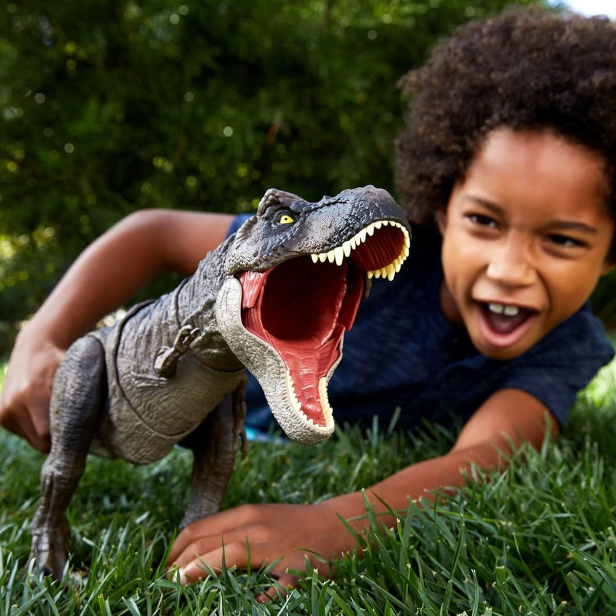 Mattel Jurassic World New Ruler Super Bite! Roaring T-Rex [Total length: approx. 53 cm] [Ages 4 and up] [Gift] HDY55