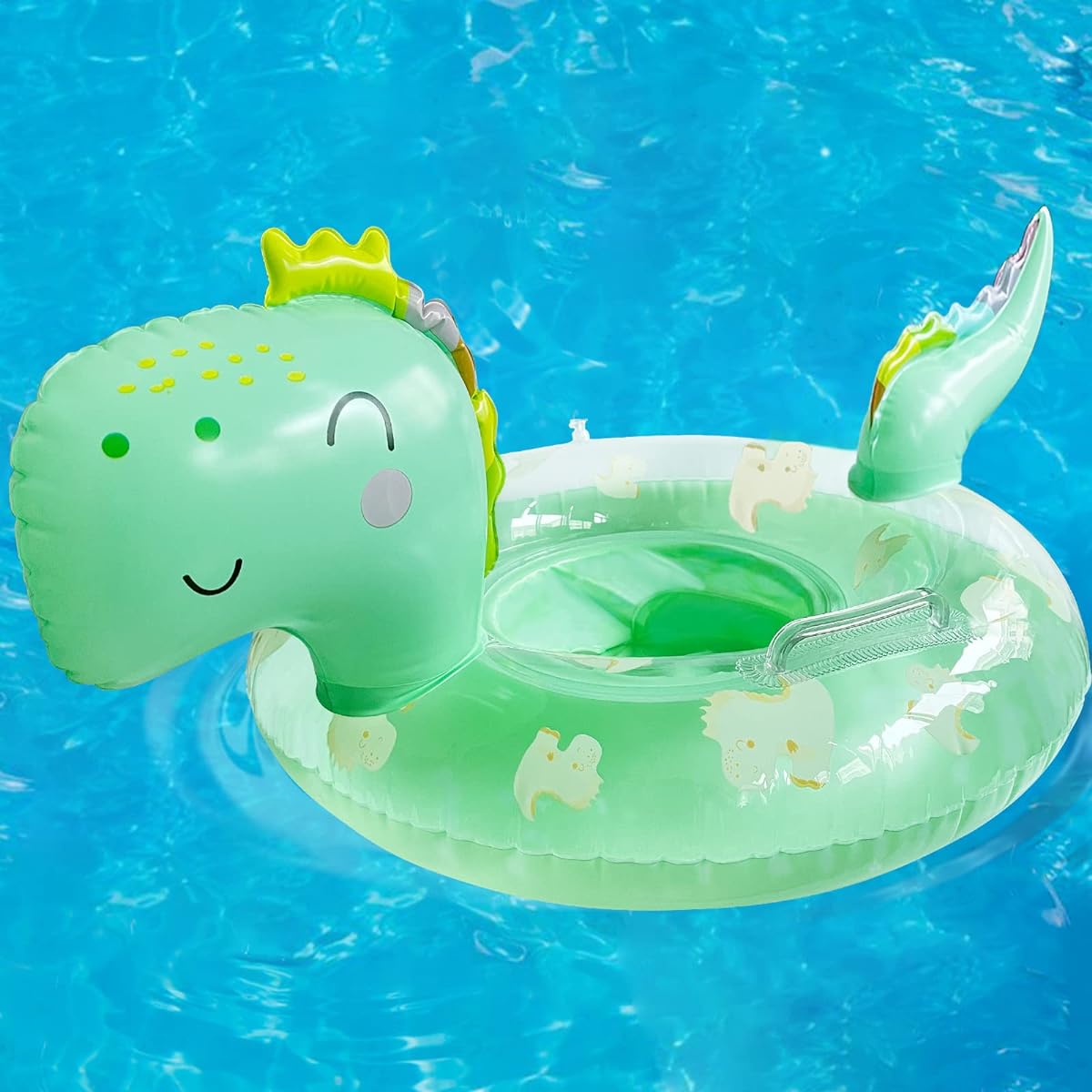 Baby Pool Float Pool Float with Safe Seat for Kids Ages 0-5, Toddlers Under 110 lbs, Inflatable Pool/Beach/Outdoor