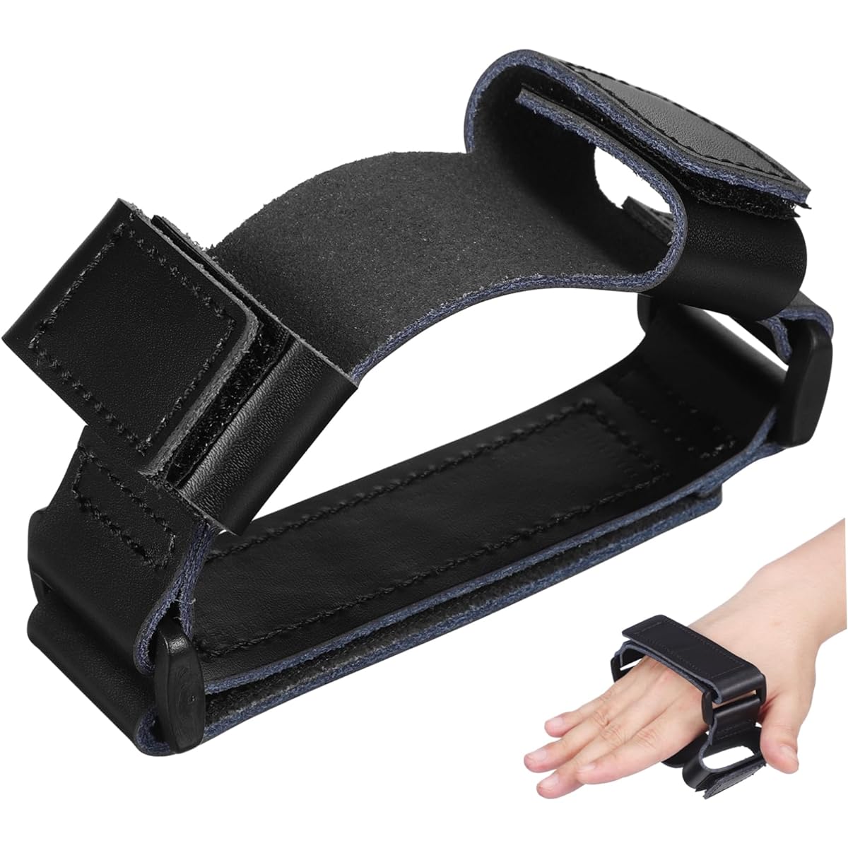 SWOOMEY French Horn Hand Rest French Horn Guard French Horn Accessories French Horn Hand Strap Hand Pad for Horn Wear Resistant Horn Hand Pad PU Protective Case Anti-Slip