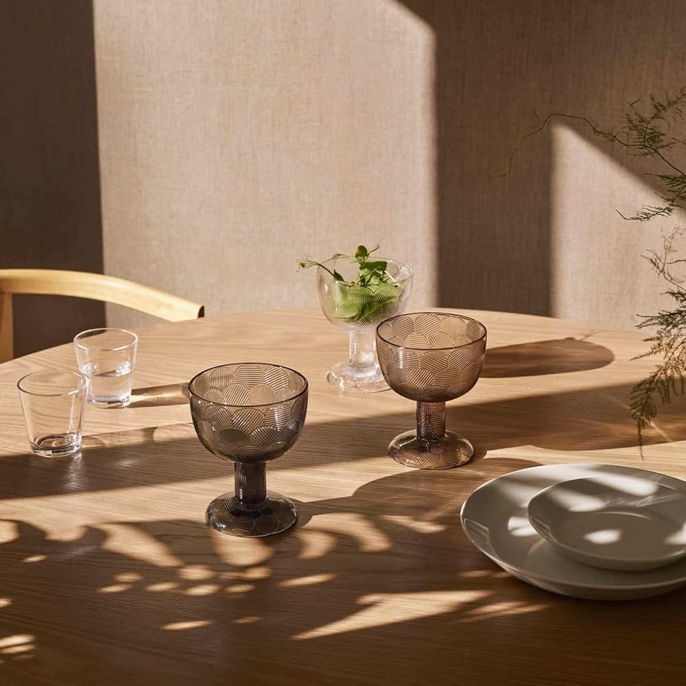 [Regular Imported Product] Iittala Miranda Bowl with Legs 145mm Linen 1051296