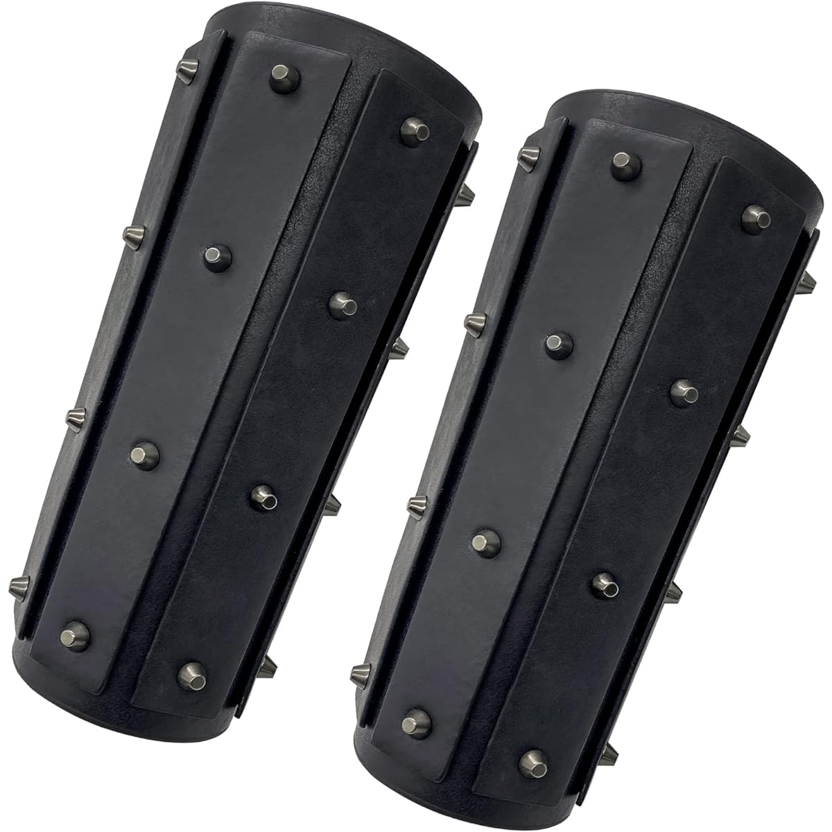 JAOYU Leather Bracers Medieval Arm Brace Arm Cuff Viking Arm Guard Leather Gauntlet Wristband LARP Accessories 2pcs