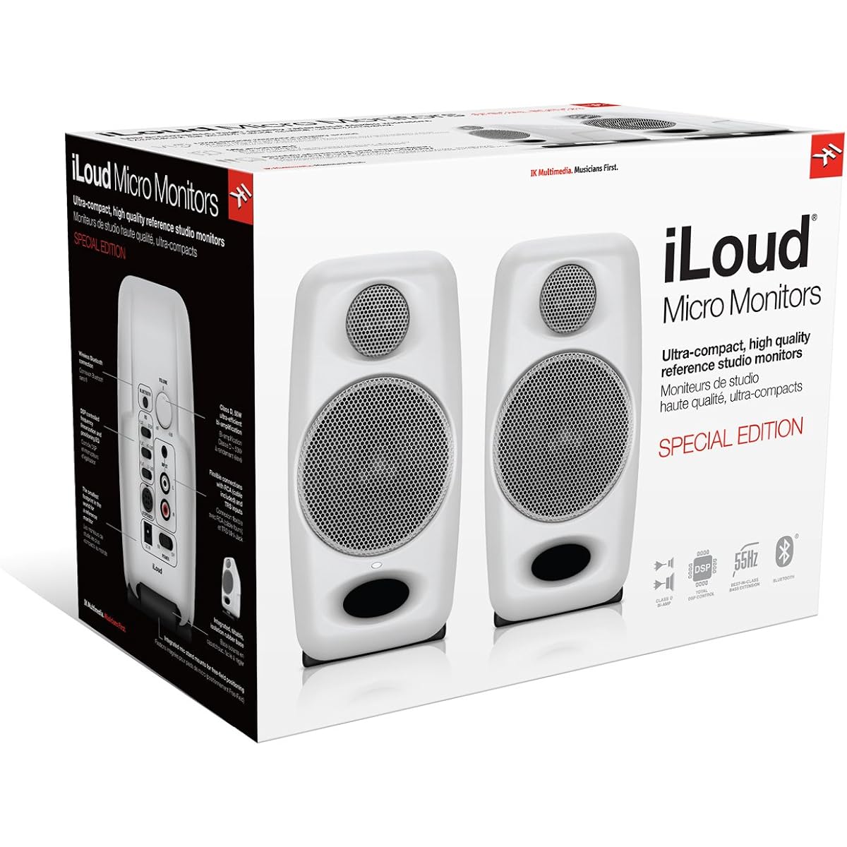 IK Multimedia iLoud Micro Monitor - White Compact Reference Monitor IP-ILOUD-MMW-IN [Domestic regular product]