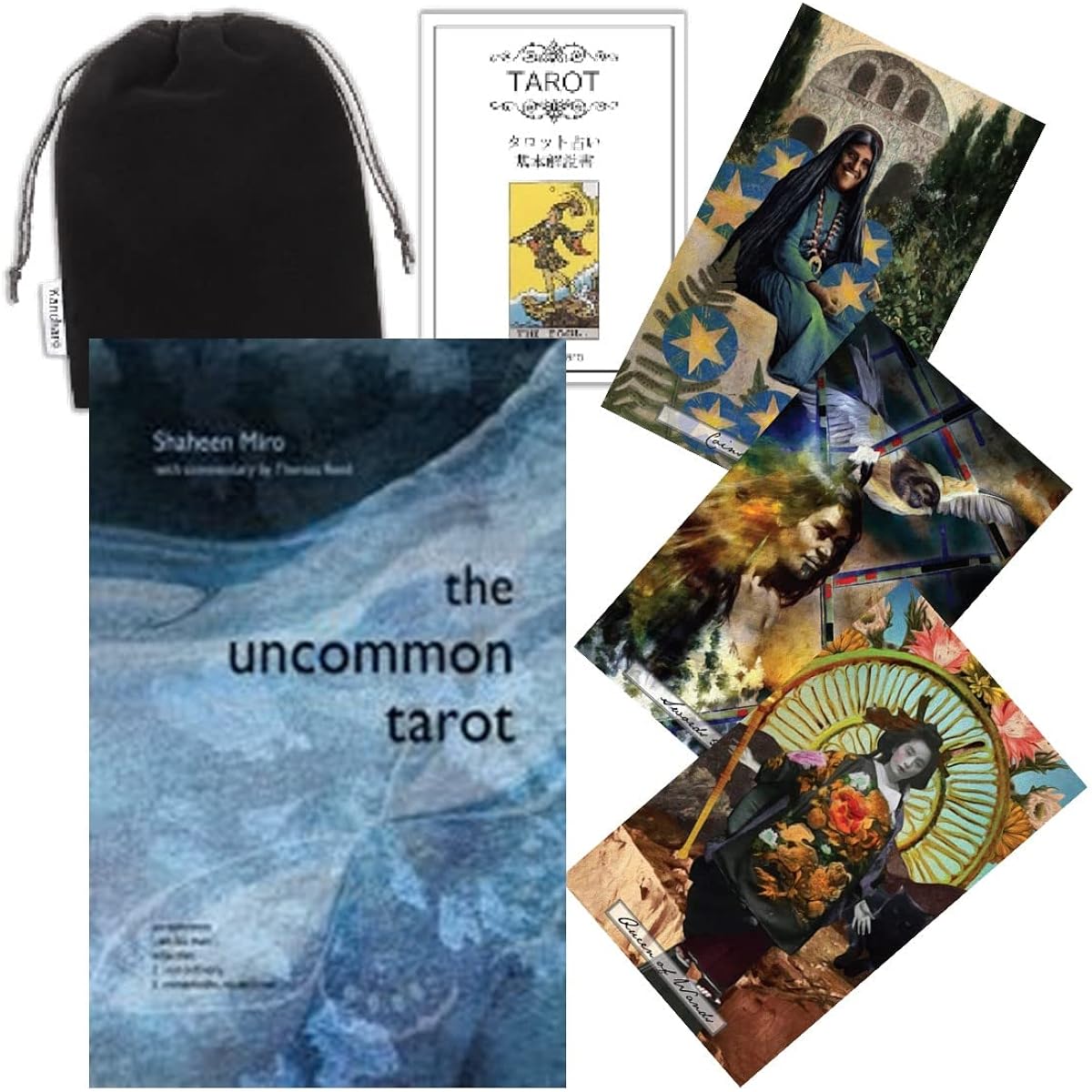 Kancharo Tarot Cards 78 Pieces Tarot Fortune Telling [The Uncommon Tarot] Japanese Tarot Cards Basic Instructions & Pouch Included (Genuine Product)