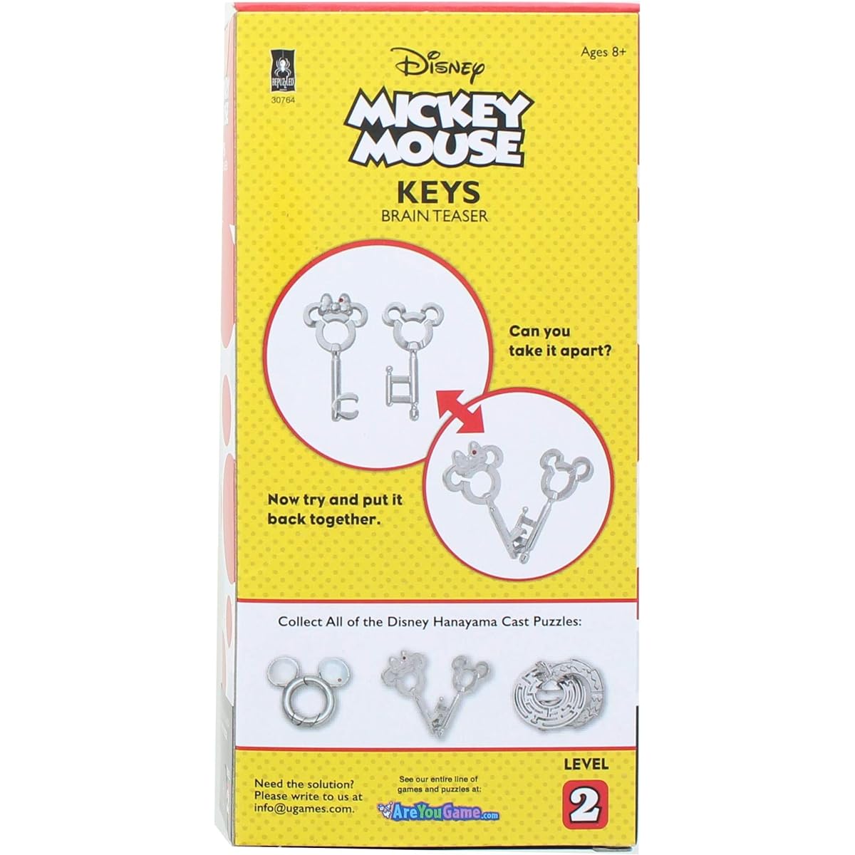 BePuzzled Mickey/Minnie Key Cast Puzzle