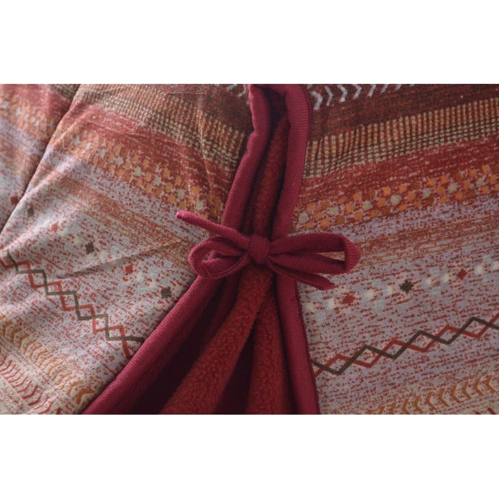 Ikehiko Kotatsu Comforter Rectangle Ladi Approx. 180 x 220cm Orange Space Saving #5559149