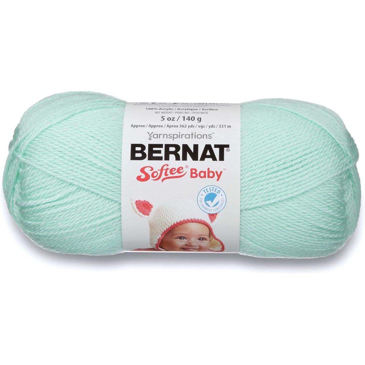 Bernat Softee Baby Yarn - Assortment of 6 colors (Mix 1)