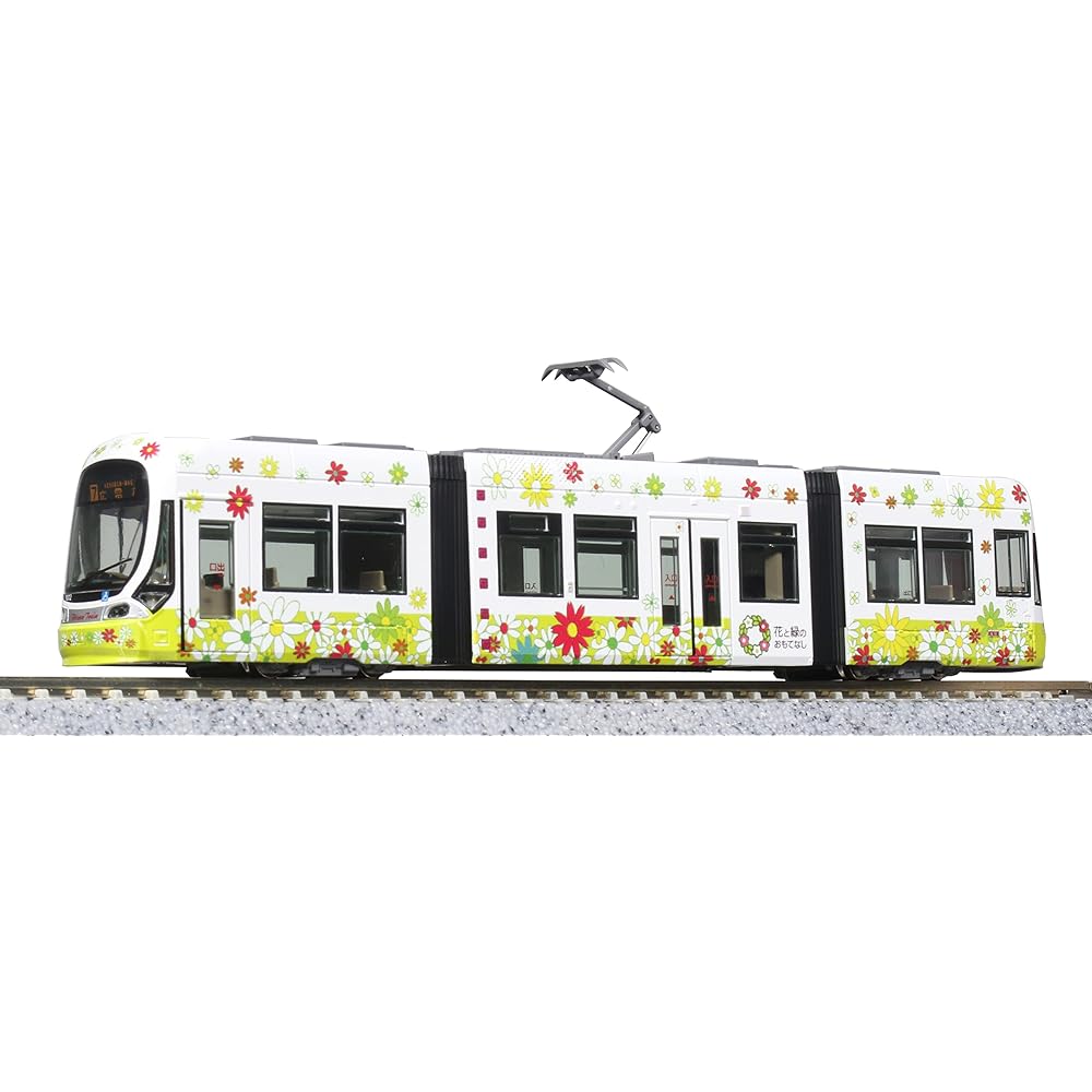 KATO Plastic N Gauge Hiroshima Electric Railway 1002 Flower Train Special Product 14-804-6 Railway Model Train