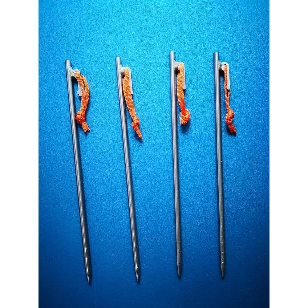 Lynx cabin titanium pegs 30cm 4 pieces 300mm tent pegs titanium pegs pegs pegs hanging nails tent peg tent net tent stakes