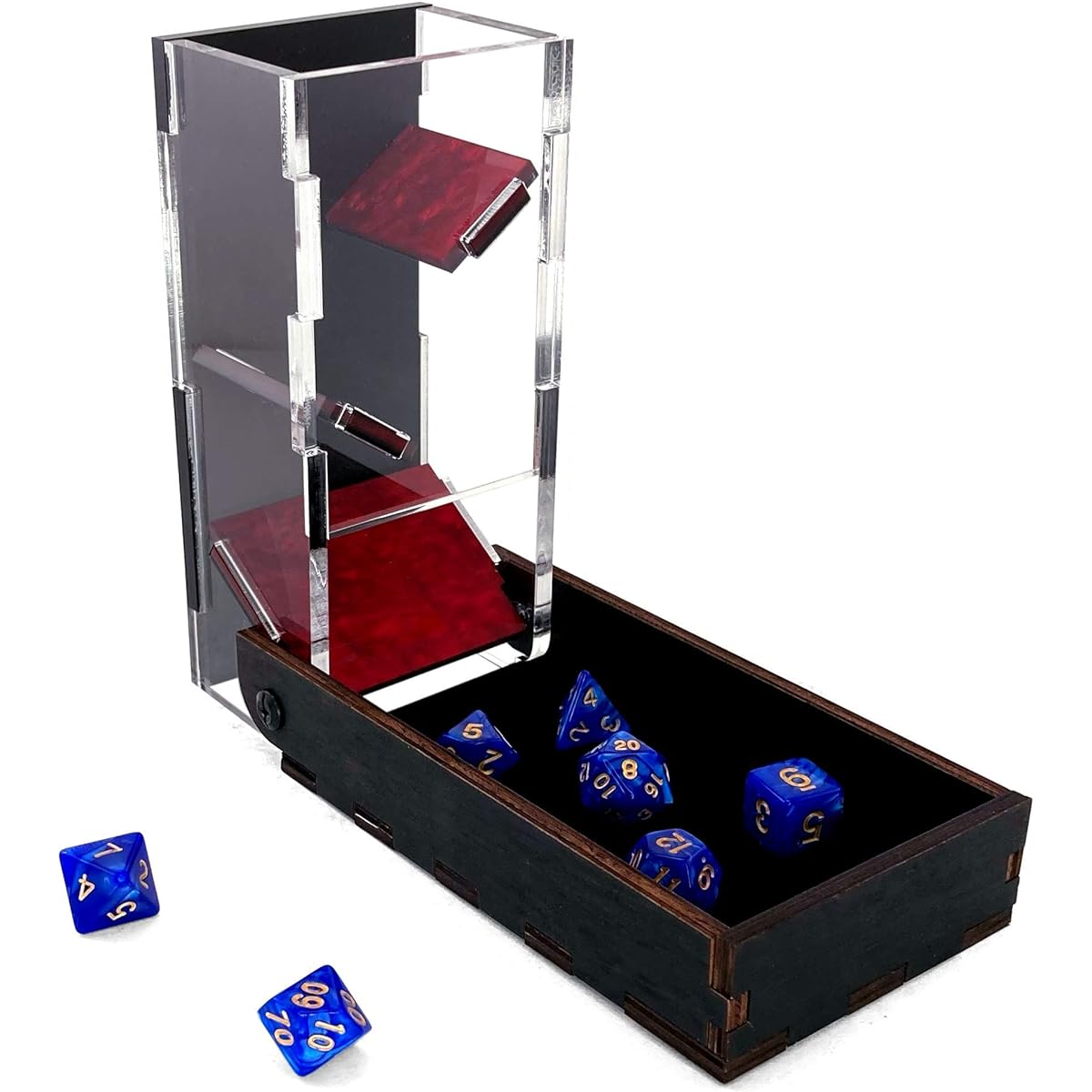 C4Labs Colorlux Drawbridge Dice Tower - Symphony Red