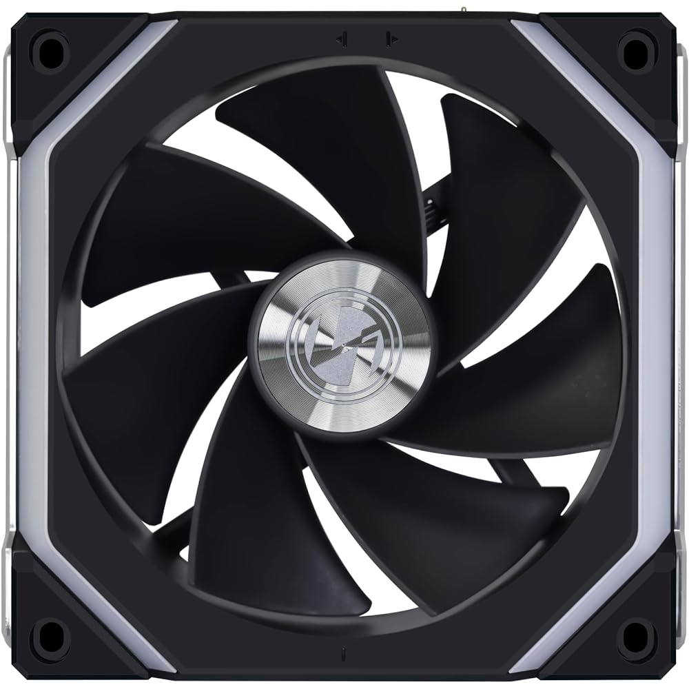 LIANLI Case Fan "UNI FAN" Series UNIFAN SL120 V2 REVERSE BLADE Black Blade Reversal Model Compatible with "L-CONNECT 3" Japanese Authorized Distributor Product