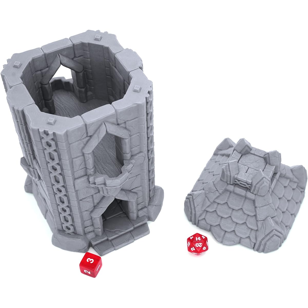 EnderToys Dwarf Settlement Tower Makers Anvil 3D Print Tabletop RPG Scenery War Terrain for 28mm Miniatures