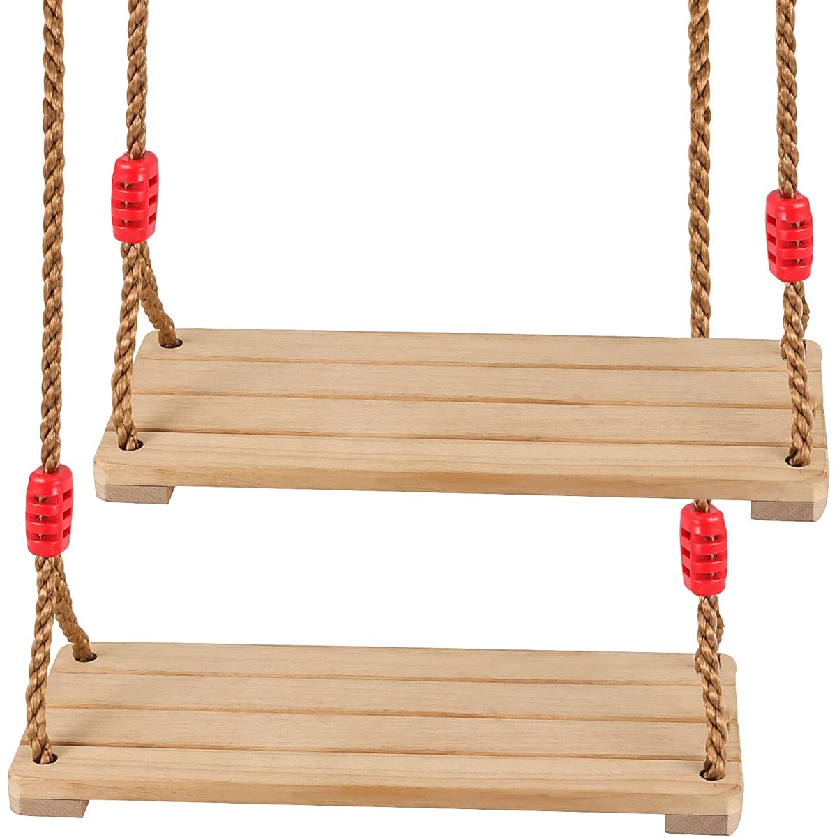 SEUNMUK Wooden Swing Seat Wooden Swing for Children Wooden Swing Set for Garden Backyard Indoor Outdoor