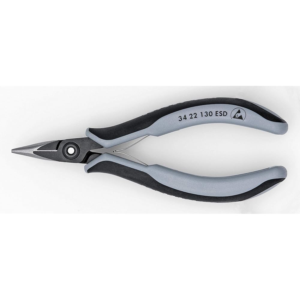 Knipex ESD Precision Pliers Half Round 135mm 3422130ESD