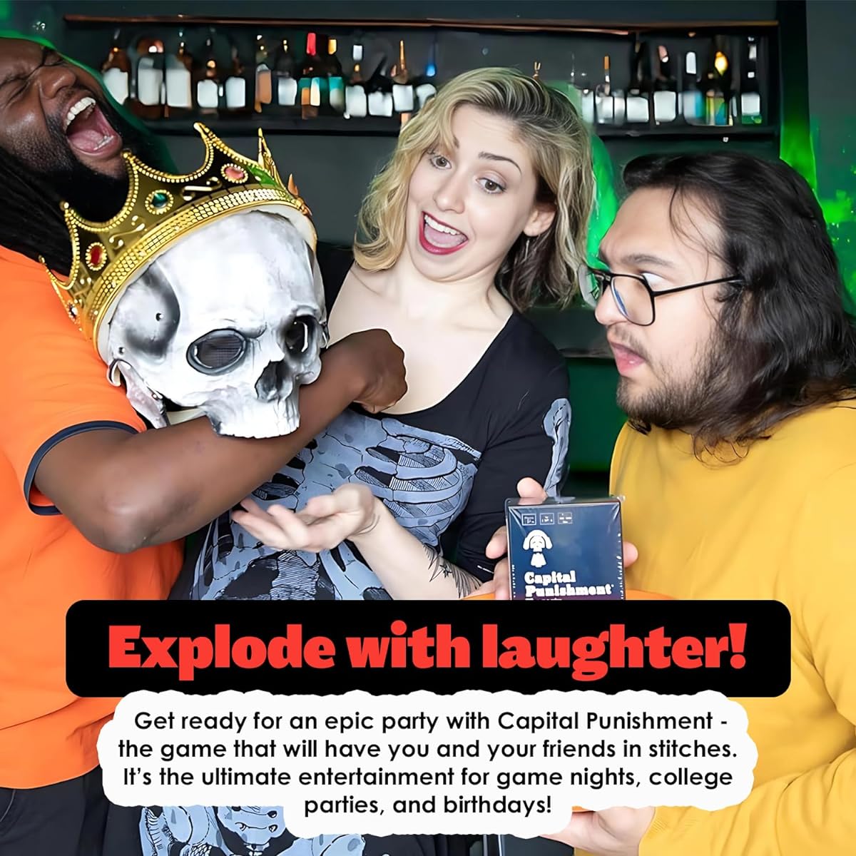 Capital Punishment: The Hilarious Party Argument Game | Roast Your Friends & Laugh Out Loud | Adult Game Night Essentials, Great for College & Bachelor Parties, Birthdays | Ages 18+