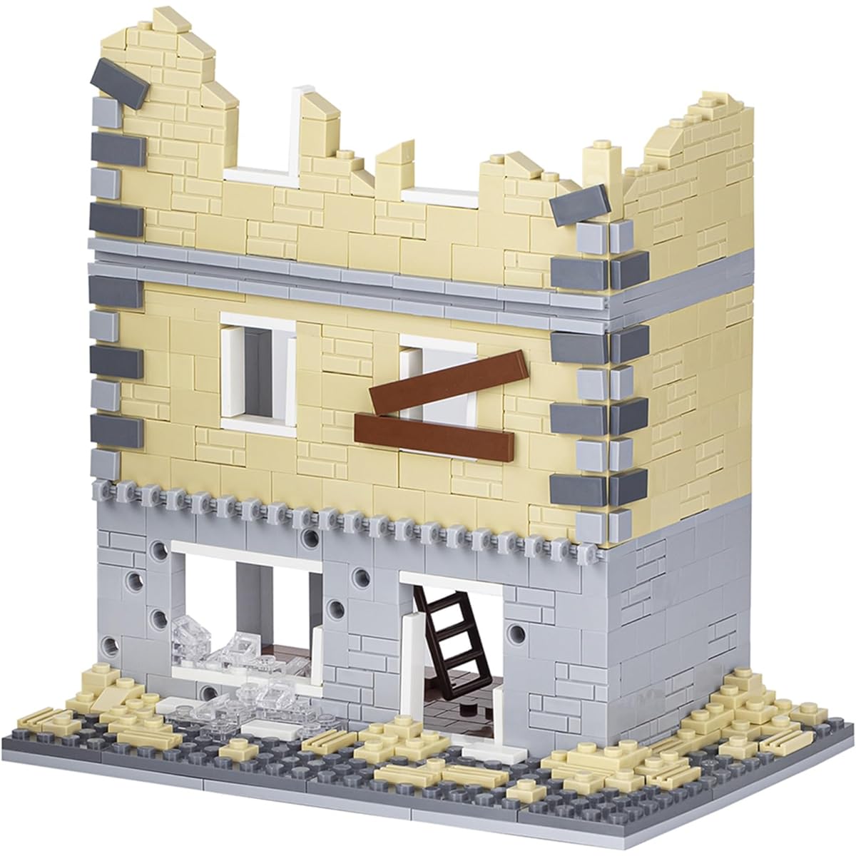 MOOXI WW2 House Building Blocks Set of 814 Military Building Blocks Set allows you to build your own battle scene.