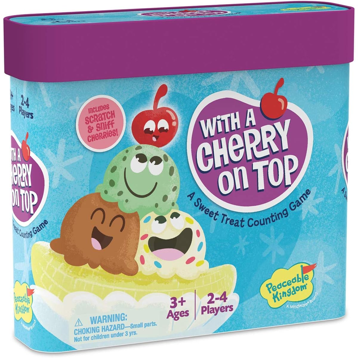 Peaceable Kingdom with A Cherry On Top Counting Game for Kids
