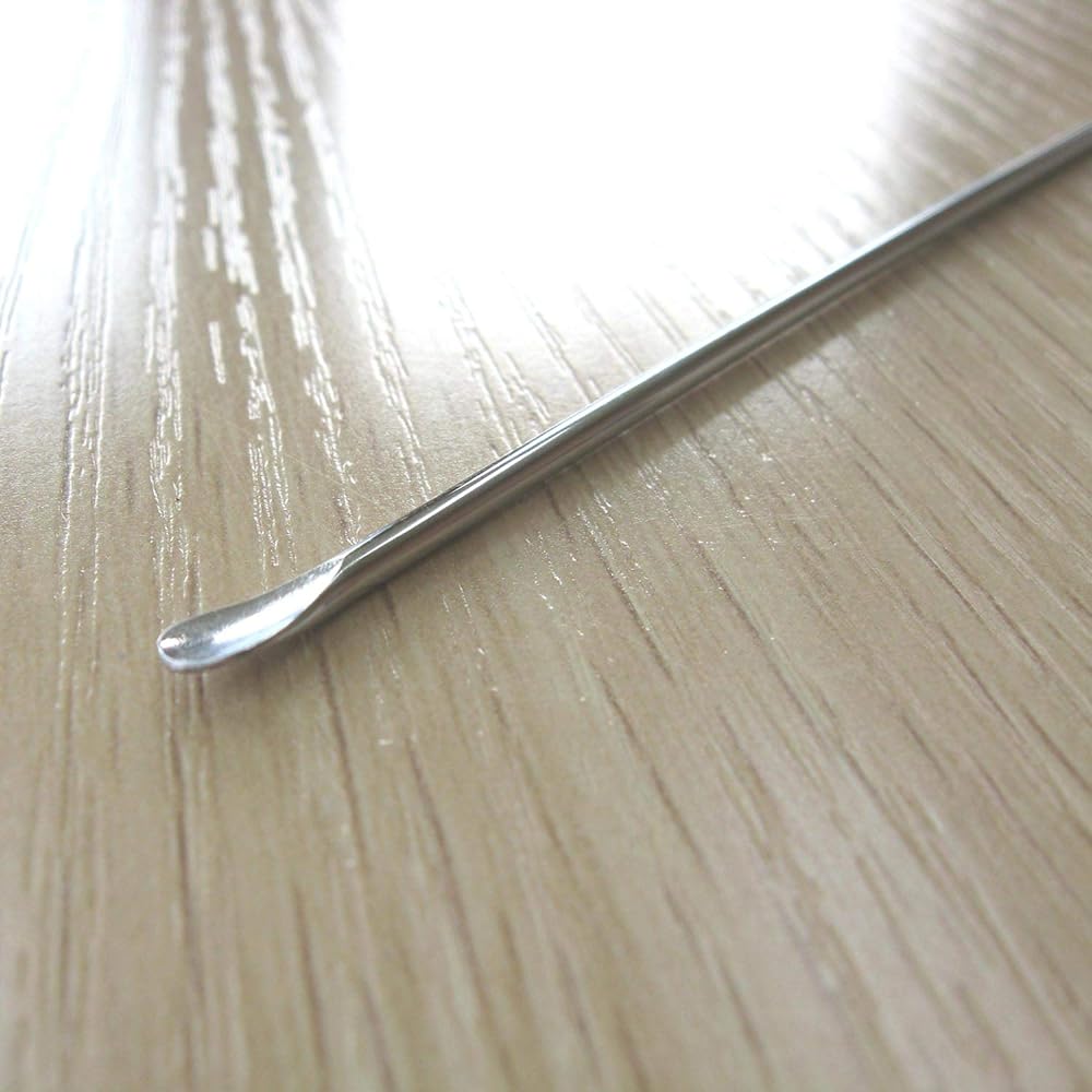Nagao Micro Spatula Medicinal Spoon 151mm Set of 100 18-0 Stainless Steel Made in Japan