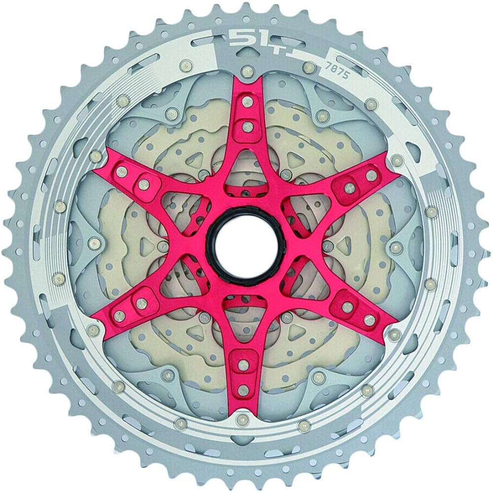 SunRace CSMZ903 11-51T 12 Speed Wide Ratio Cassette, Silver, ST1910