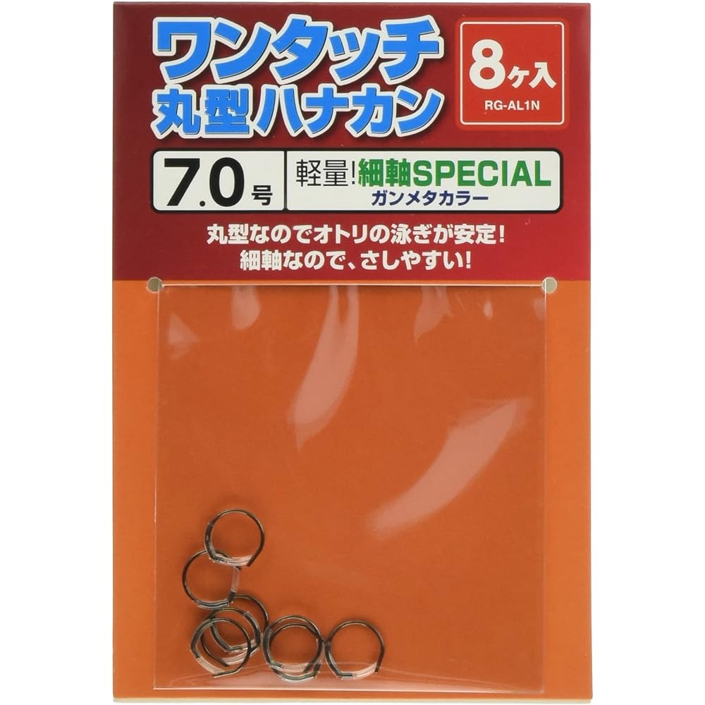 Shimano One-Touch Round Type Hanakan Thin Shaft SP Gunmetal RG-AL