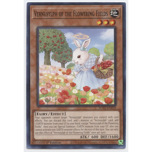 Vernesylph of the Flower Field - POTE-EN018 - Common - First Edition