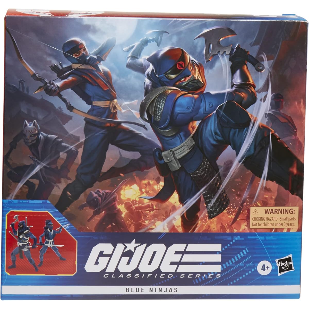 G.I. Joe Classified Series Blue Ninjas Action Figure 2 Pack 6 inch Action Figure