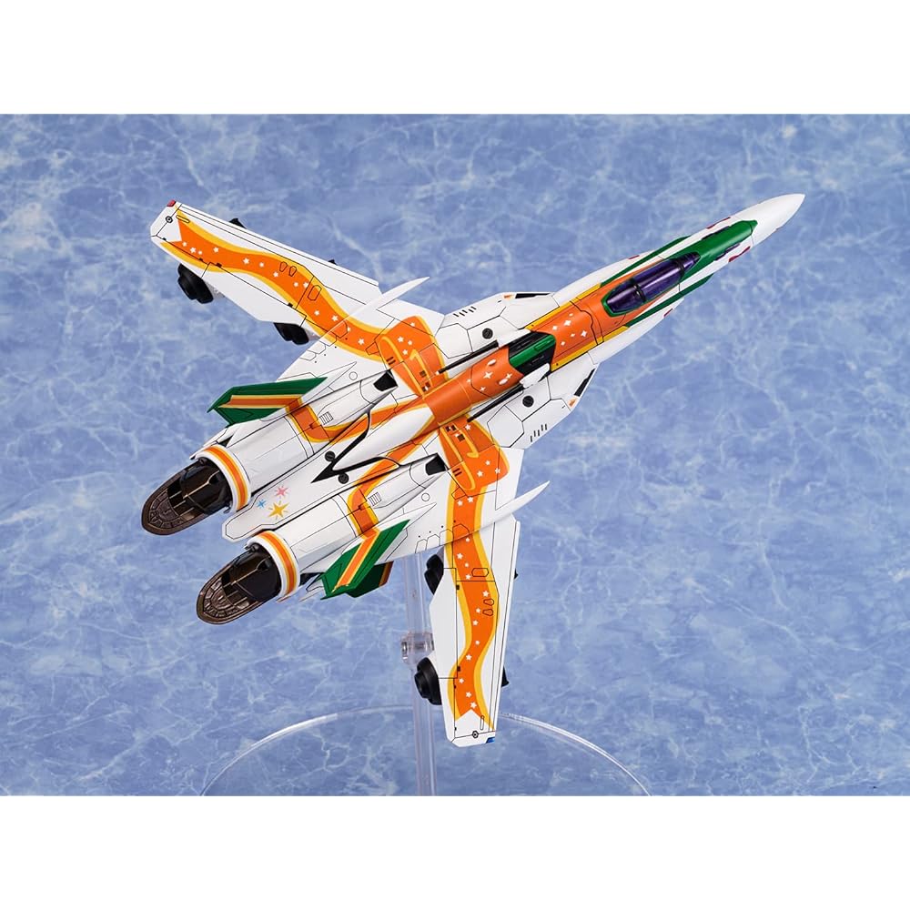 Aoshima Bunka Kyozai VFG Macross Frontier VF-25F Messiah Ranka Lee Macross 40th Anniversary Height approx. 150mm Color-coded plastic model MC-10