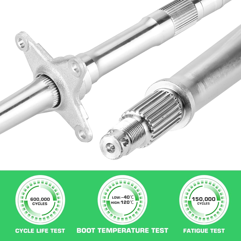 Youxmoto Rear CV Axle Honda TRX 300EX Sportrax 1993-2008; TRX300X 2009; TRX 250X Fourtrax 1987 1988 1991 1992; 4340 Chromoly Steel CV Axle Drive Shaft Rear Left/Right, 4231 0-HC0-0-HC000; 42310-HC0-01 0