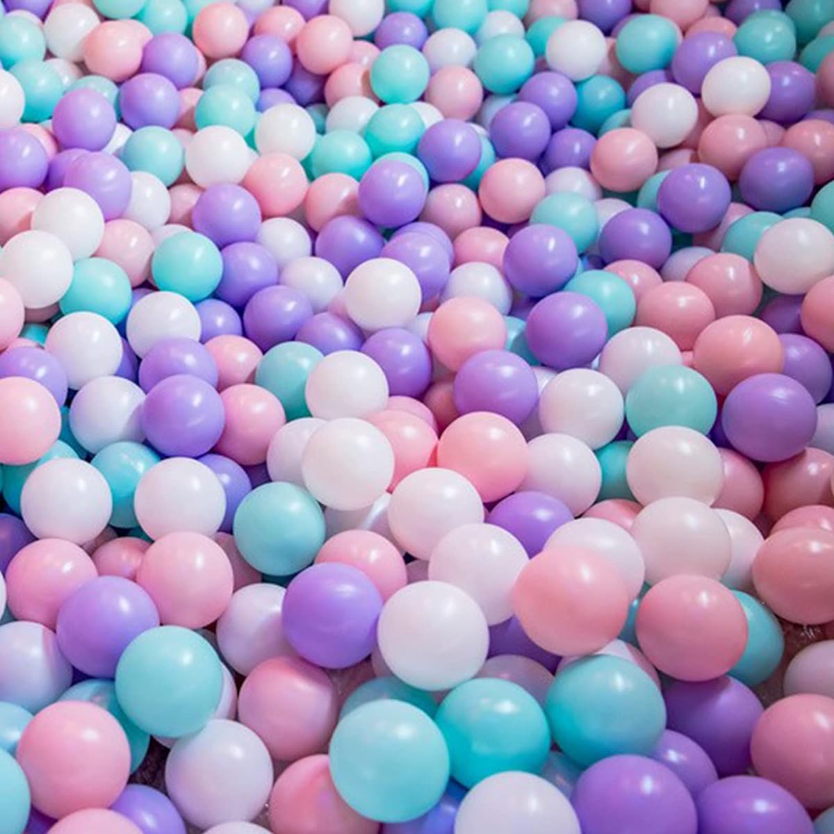 bebikim Ball Pit Balls, 50pcs Purple Soft Play Balls for Kids Ball Pit, BPA Free Non-Toxic Plastic Playpen Balls, 2.2 Inch Colorful Ball Pit Balls for Pop Up Tents, Toddler Birthday Party Balls