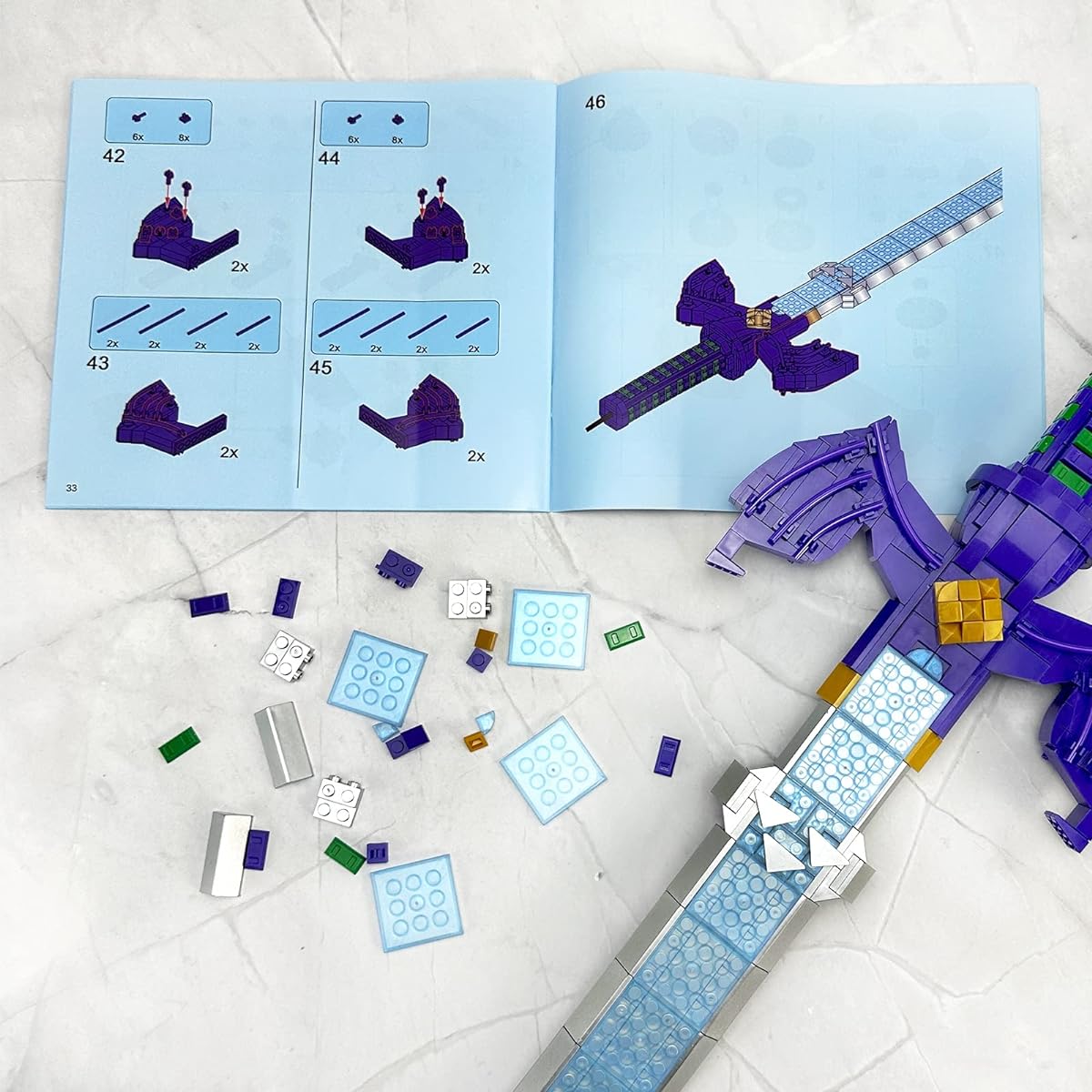 CHUANGPIN BOTW Link Master Sword Building Toy Set for Adults, Hyrule Legend Building Sword Set for Game Fans, 788 Pieces
