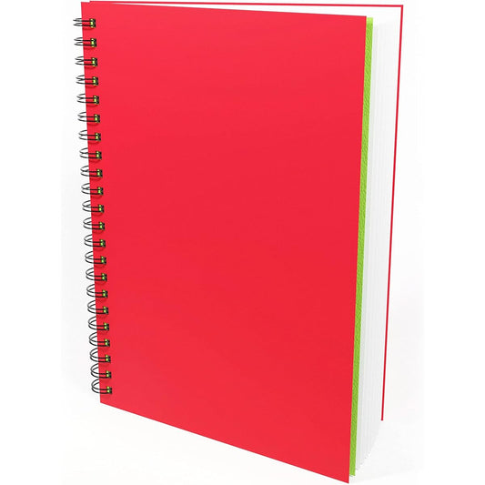 Artgecko fancy sketchbook (red, A4) - 80 pages 150gsm acid-free white cartridge paper