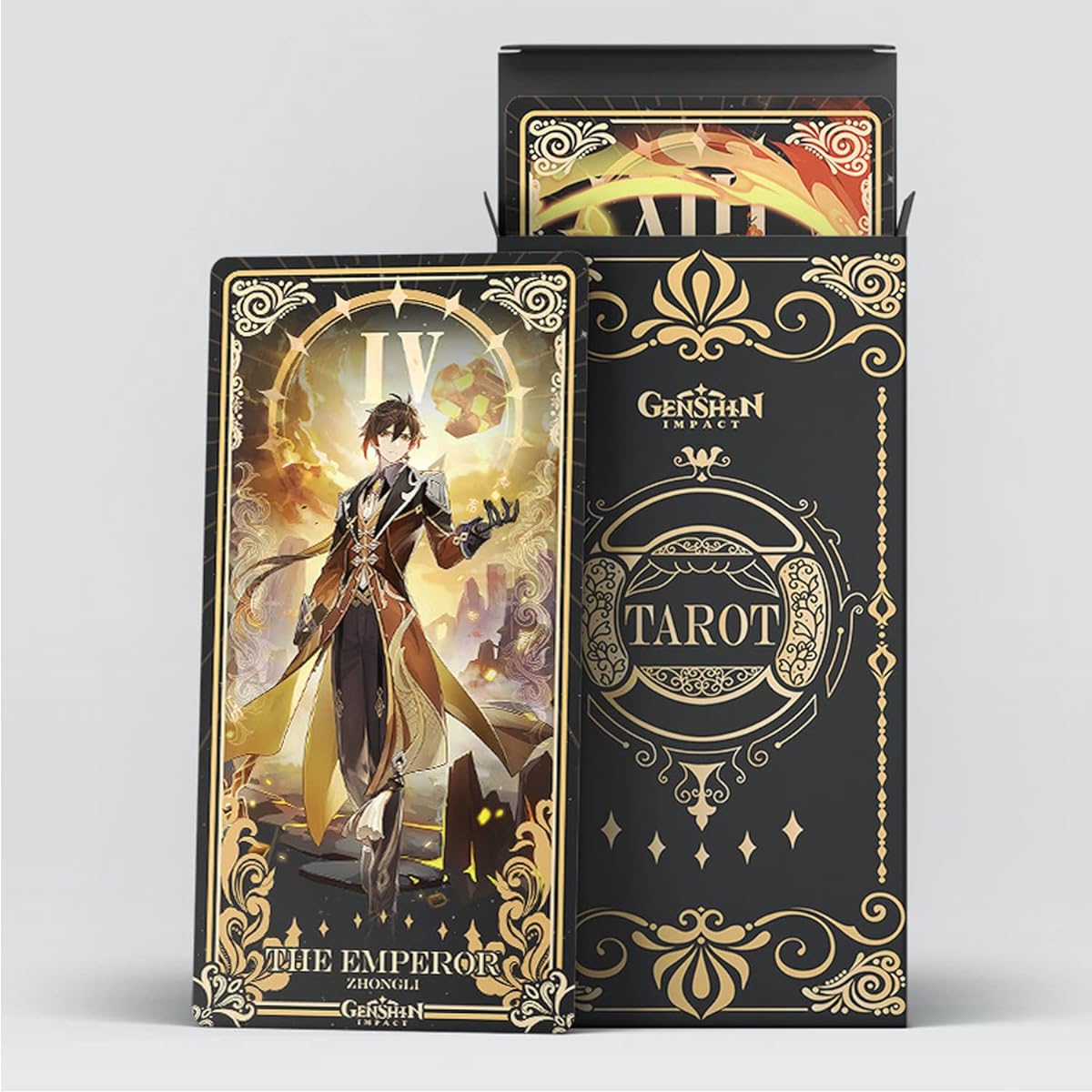 CALEMBOU Anime Tarot Cards 22 Pieces Major Arcana Emiko Kazuhabaal Ayaka Card Fortune Telling Toy Collection Gift for Fans