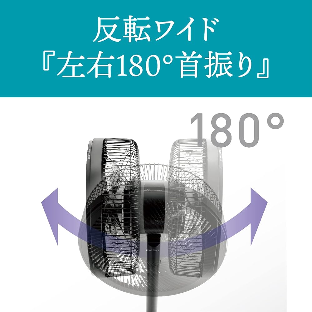 MITSUBISHI ELECTRIC Fan Circulator DC Motor 5 Levels of Air Flow SEASONS Height 2WAY R30J-DMB-T Mocha Beige