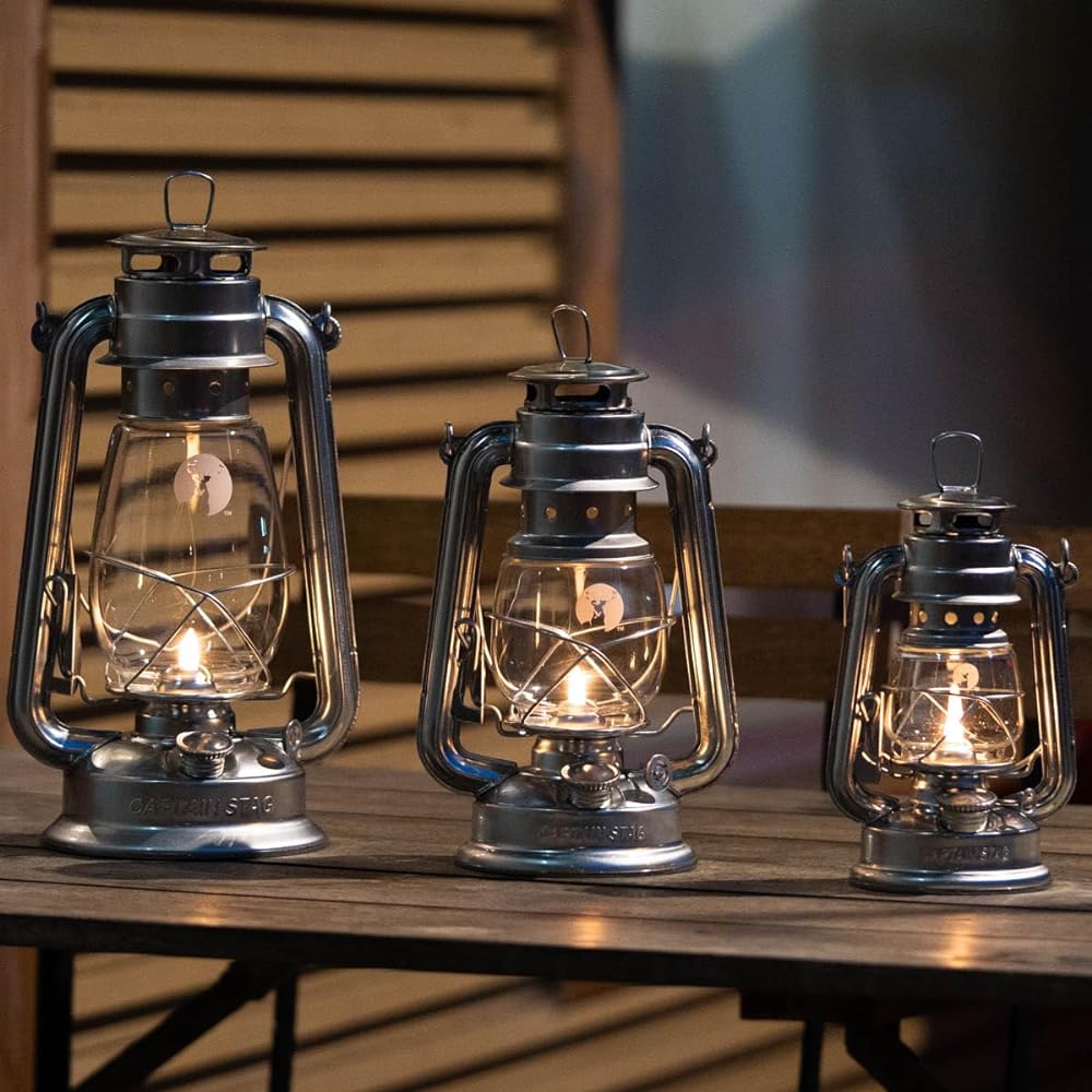 CAPTAIN STAG Camping Disaster Prevention Lantern Light Lighting CS Oil Lantern [Small/Medium/Large] [Available in 6 colors]