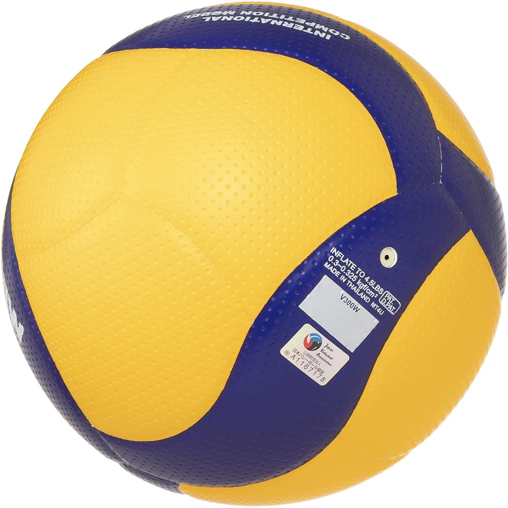 MIKASA Volleyball No. 5 Internationally Certified Ball Certification Ball General/University/High School Yellow/Blue V300W Recommended Internal Pressure 0.3 (kgf/㎠)