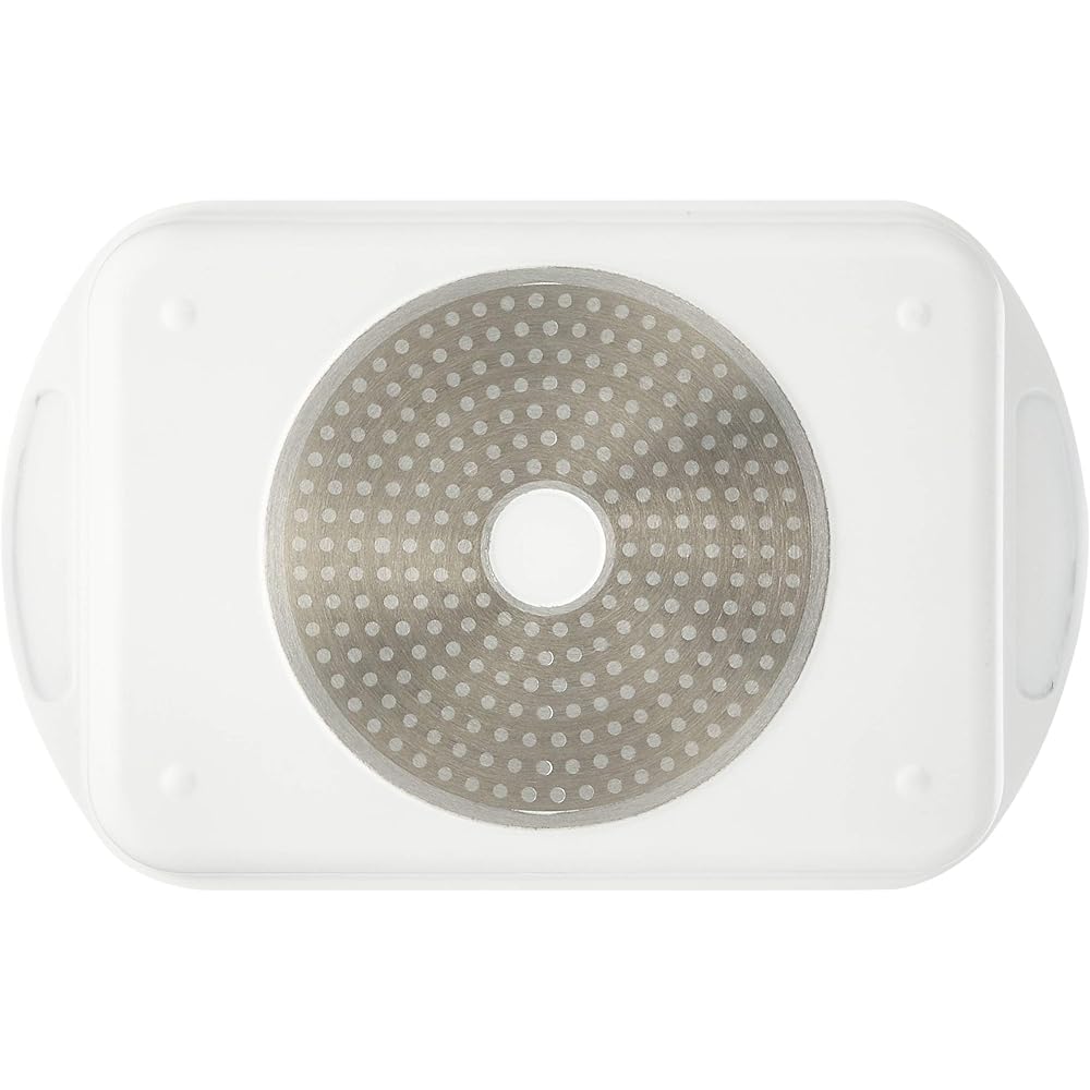 Wahei Freize Divider Pot, Two Cooking at One Time, Double Pot, White, 2-Meal Pot, Tabletop Pot, with Dividers, Fluorine Resin Processing, IH/Gas Compatible, Skip Time RB-1700