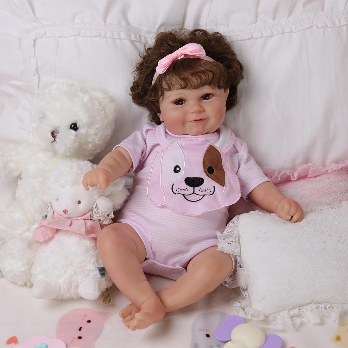 BABESIDE Life-size Reborn Baby Doll for Children