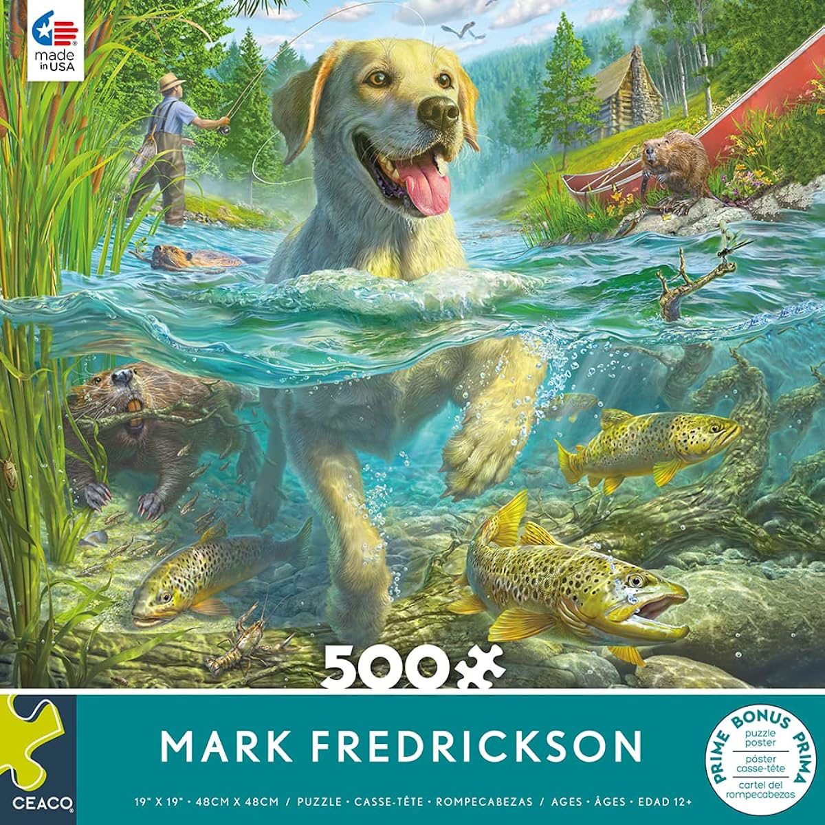 Ceaco - Mark Fredrickson - Keeping Fish - 550 Piece Jigsaw Puzzle