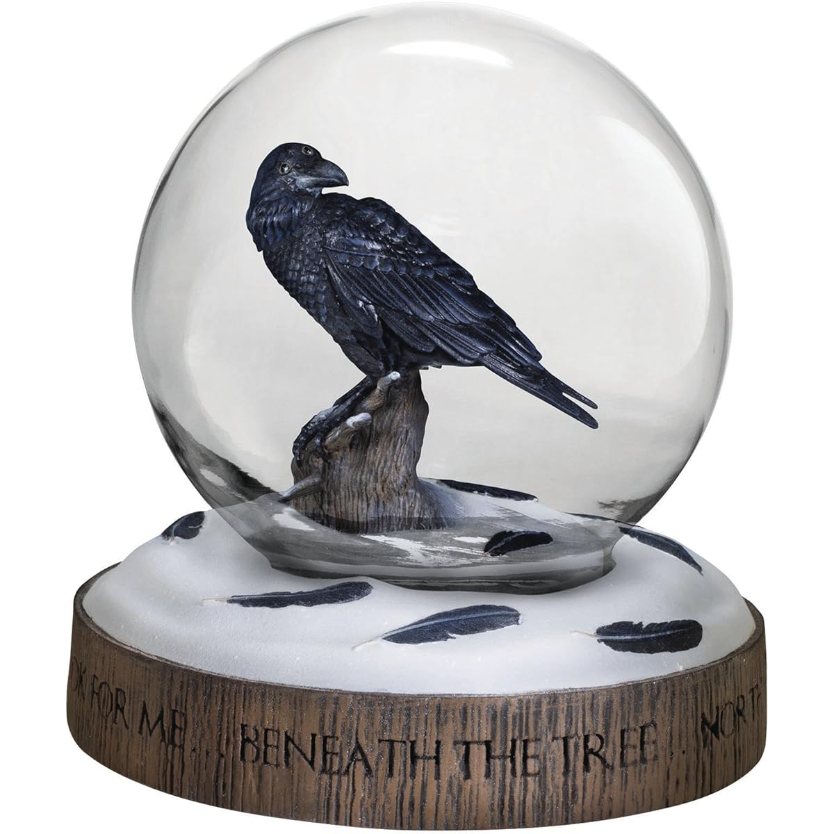 Dark Horse Deluxe Game of Thrones The Three-Eyed Raven Snow Globe