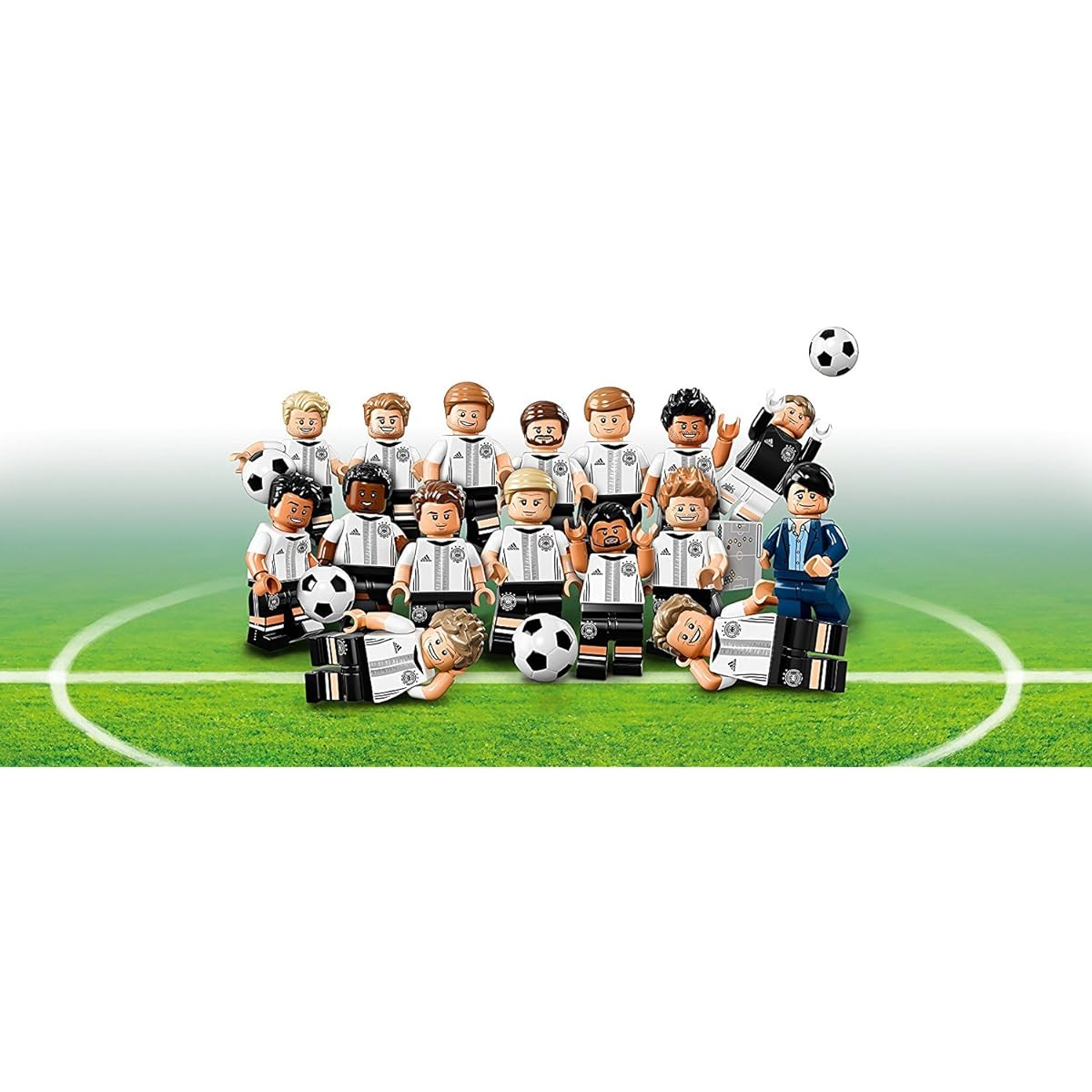 Lego � Minifigures 71014 - "DFB - The German Soccer Team complete Set 16 figures / figurines