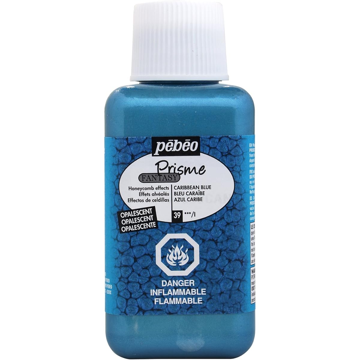 Pebeo Fantasy Prisme, 250ml Bottle - Caribbean Blue