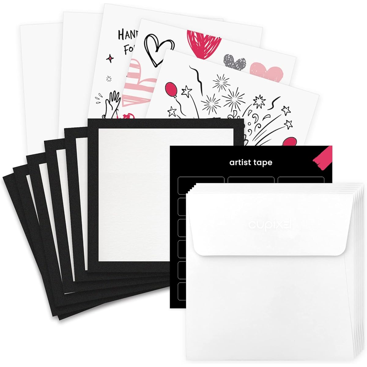 Cupixel Greeting Card Refills, Multicolor