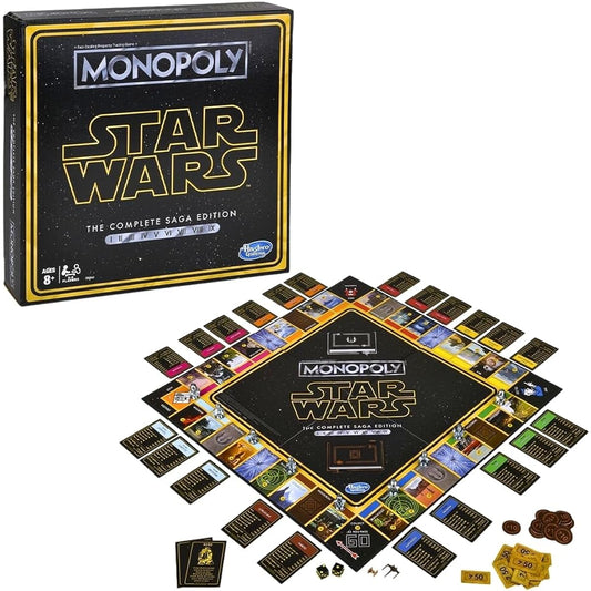 Monopoly Star Wars Saga Edition Board Game for ages 8 and up