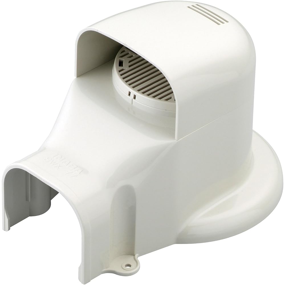 Inaba Denko Plumbing Decorative Cover Wall Corner Air Conditioner Cap/Ventilation Air Conditioner For Wall Removal Gray 10 Pieces SWX-77-G (10)