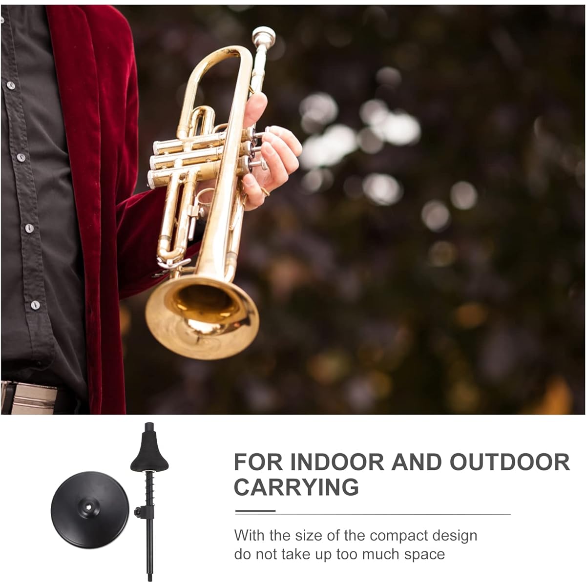 trumpet stand iron trumpet holder flugelhorn stand trumpet storage stand musical instrument display props professional trumpet holder iron trumpet stand musical instrument display stand