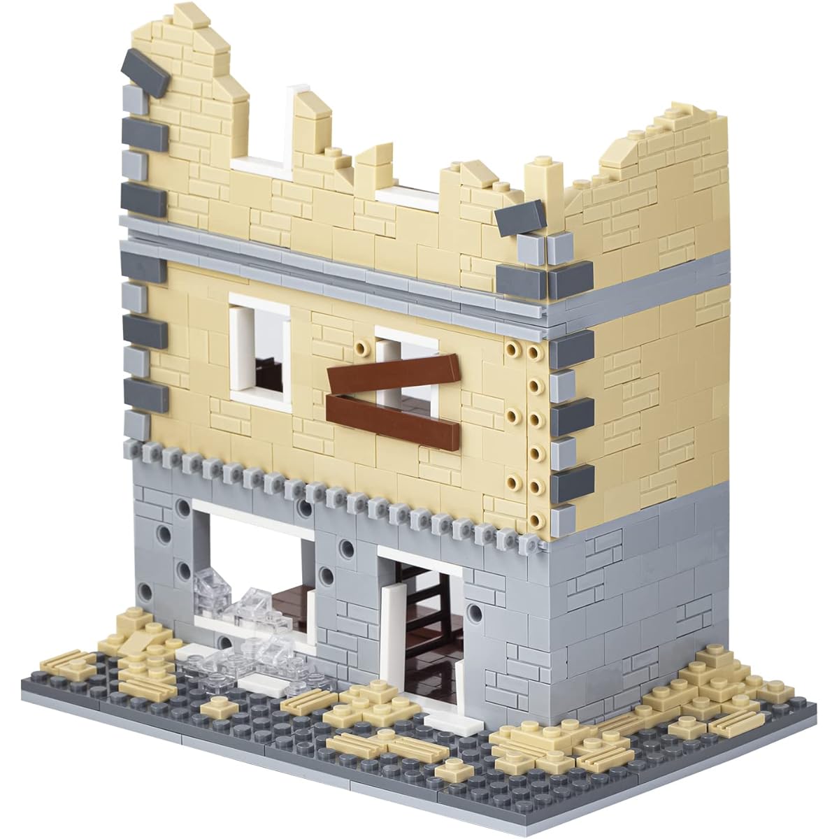 MOOXI-MOC Military Battle Scene Model Set Boys Building Blocks Assembly Toy Kit (814 Pieces)