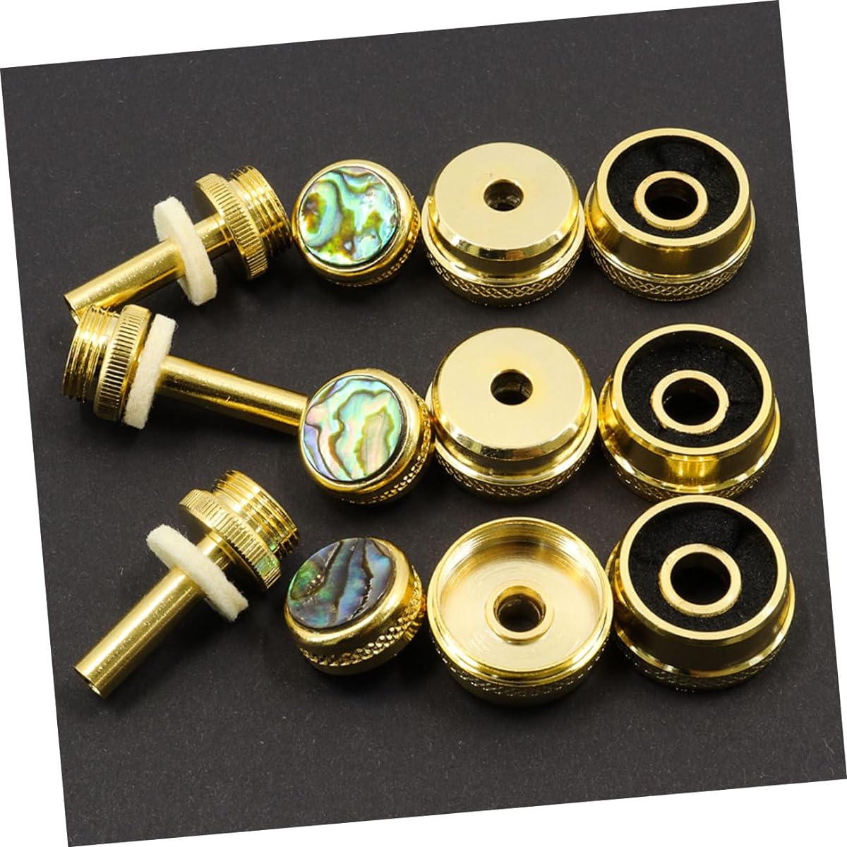 VICASKY 4 Piece Trumpet Set Horn Tool Trumpet Buckle Snap Trumpet Snap Button Trumpet Button Simple Trumpet Accessories Trumpet Kit