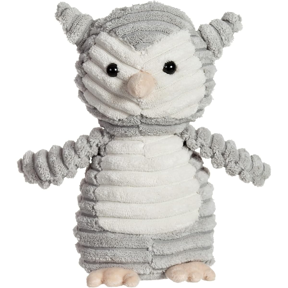 Apricot Lamb Toys Stuffed Corduroy Owl Plush Soft Cuddly Animal Great for Kids 10"