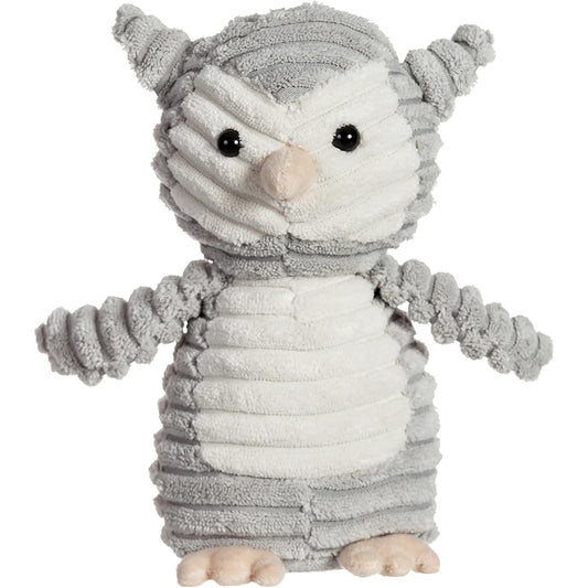 Apricot Lamb Toys Stuffed Corduroy Owl Plush Soft Cuddly Animal Great for Kids 10"